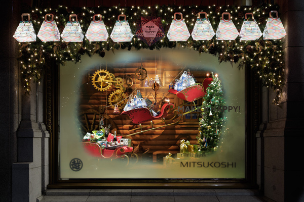 017日本橋三越クリスマスウィンドウ