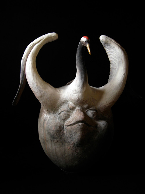 顔魂　鶴